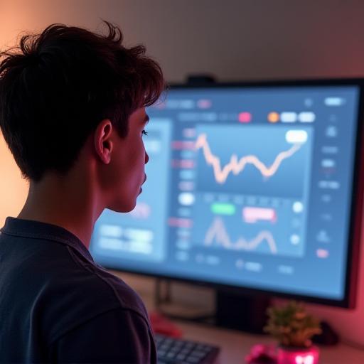 Einsteiger-Investor nutzt den Crypto Launchpad Simulator